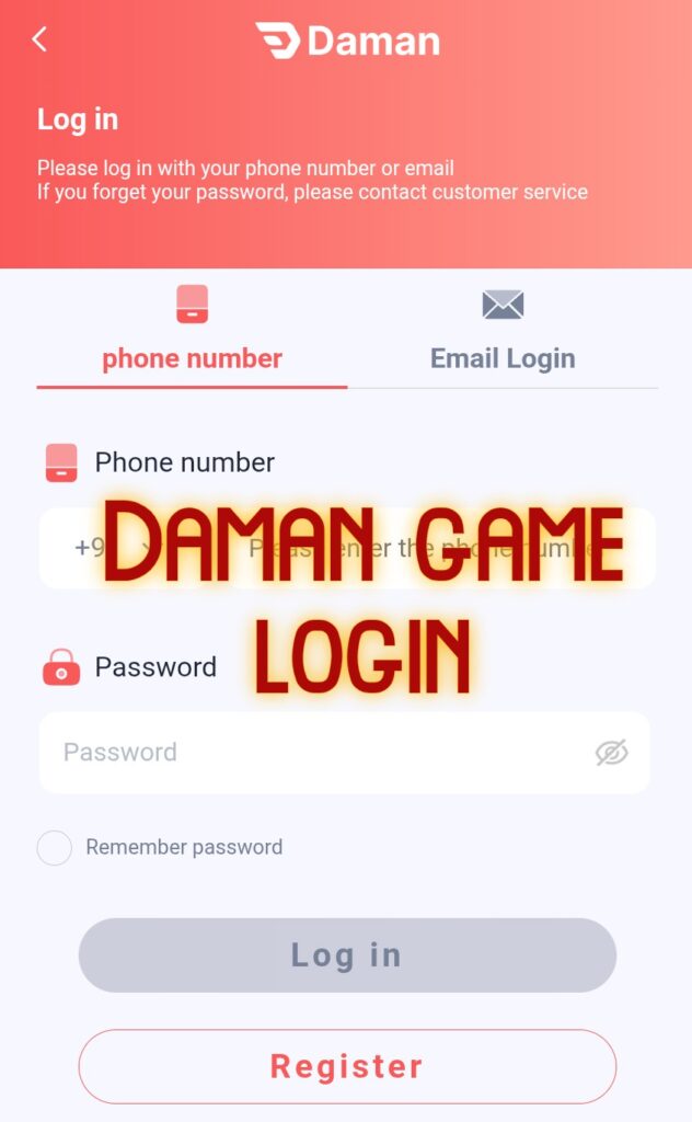Daman game login
